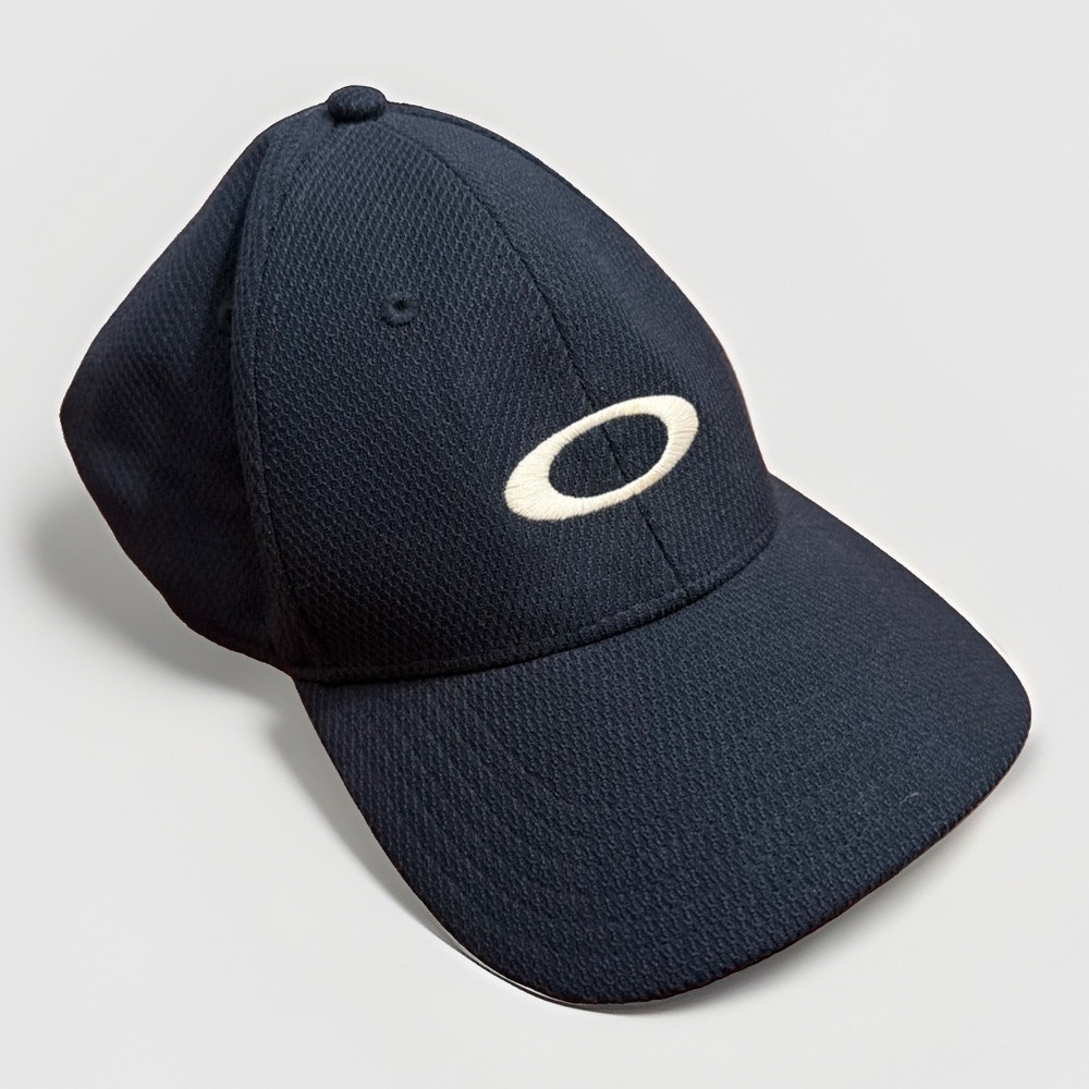 Oakley Men's Navy Mesh Baseball Cap Hat Logo One Size